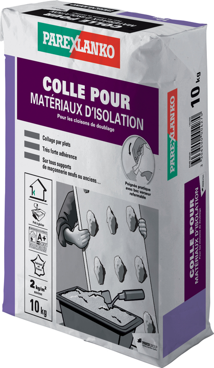 COLLE POUR MATERIAUX D'ISOLATION 10KG